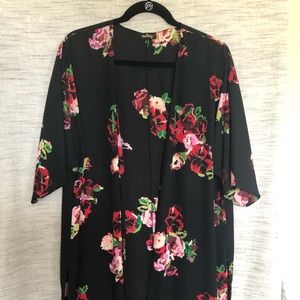 Nasty Gal floral kimono